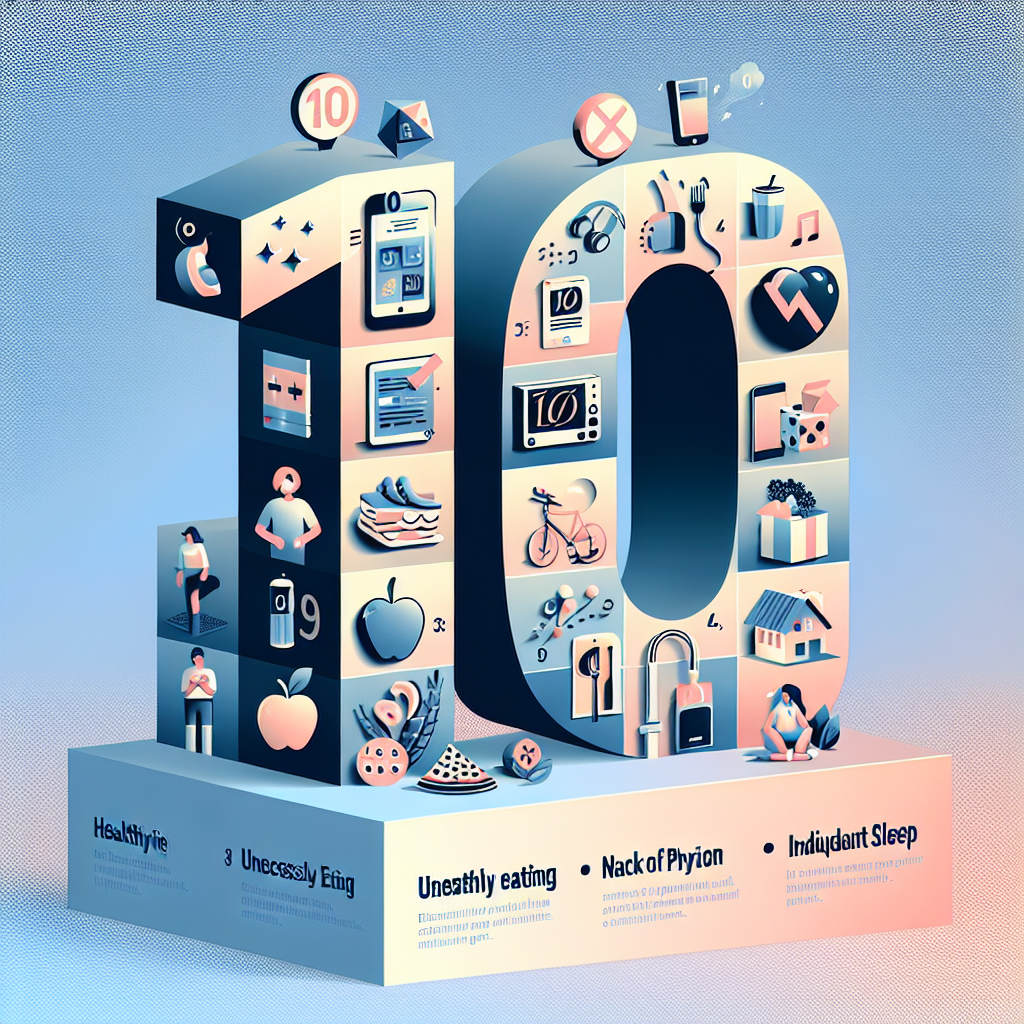 10 Kebiasaan Pola Hidup Tidak Sehat yang Harus Anda Hindari untuk Hidup